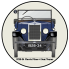 Morris Minor 4 Seat Tourer 1928-34 Coaster 6